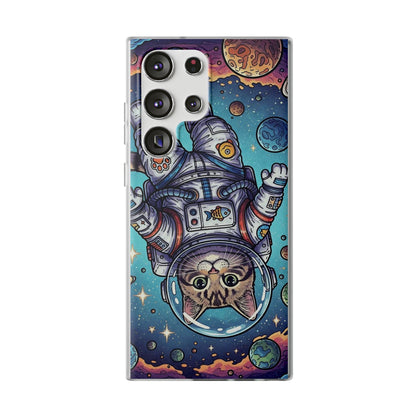 Astronaut Cat - Flexi Phone Case