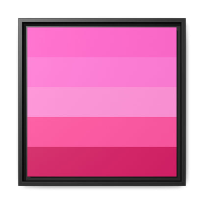 Valentine Rose Colors - Framed Canvas