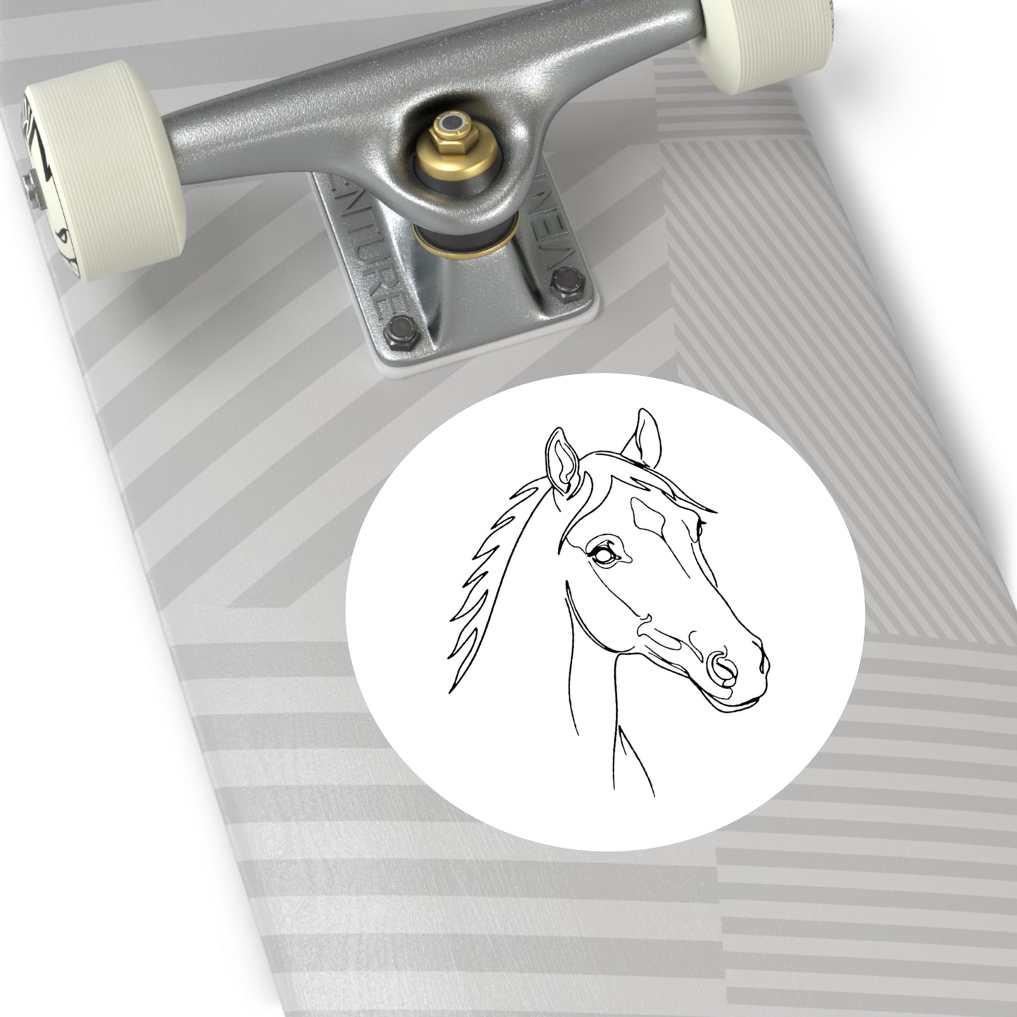 Horse Portrait Sketch - Sticker