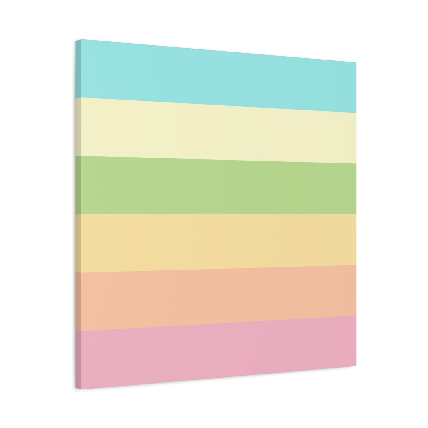 Pastel Stripes - Canvas