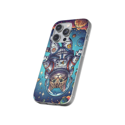 Astronaut Cat - Flexi Phone Case