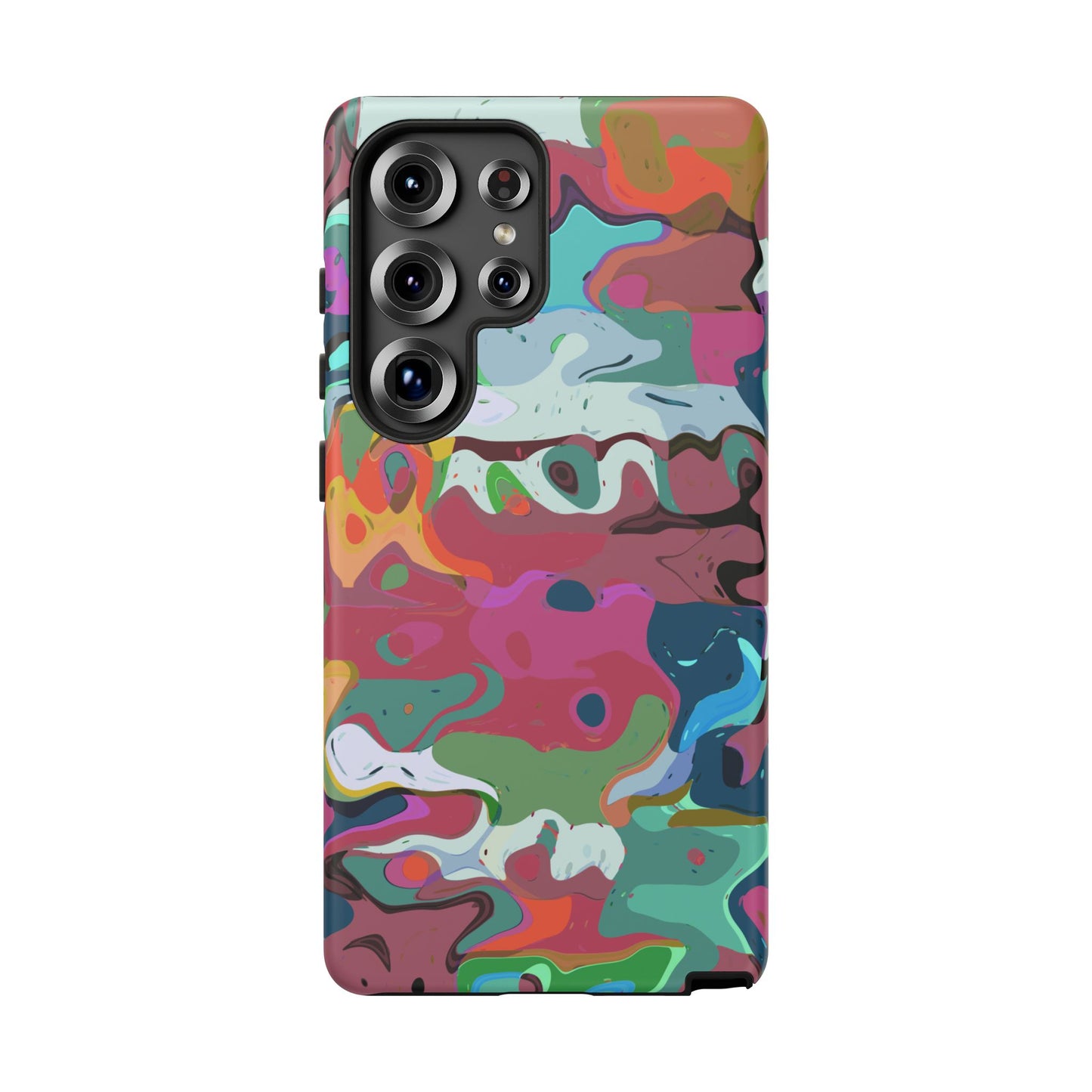 Colorful Abstract Marble - Phone Case
