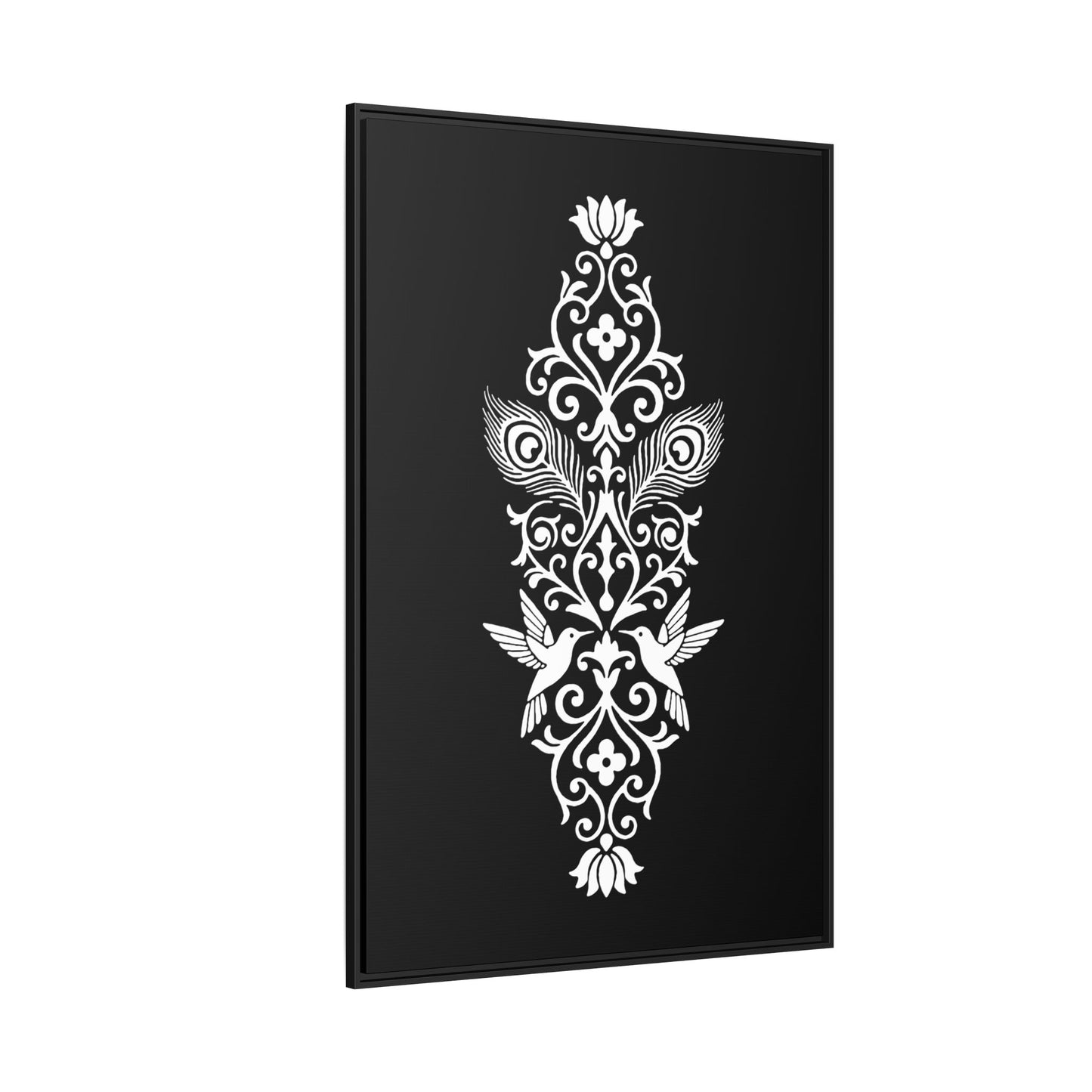 Hummingbird Soulmates - Framed Canvas