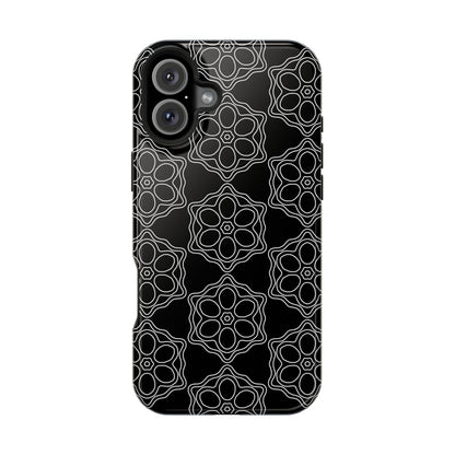 Geometric Sacred Flower - Magnetic Phone Case
