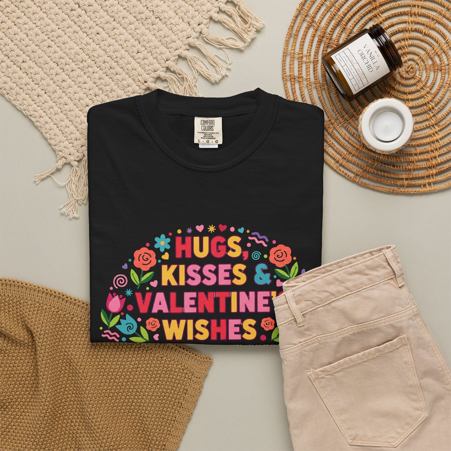 Hugs, Kisses & Valentine’s Wishes - T-Shirt