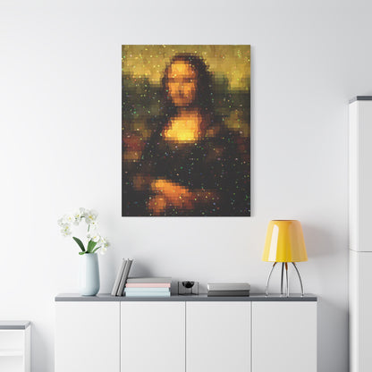 Pixel Muse — Silent Smile - Canvas