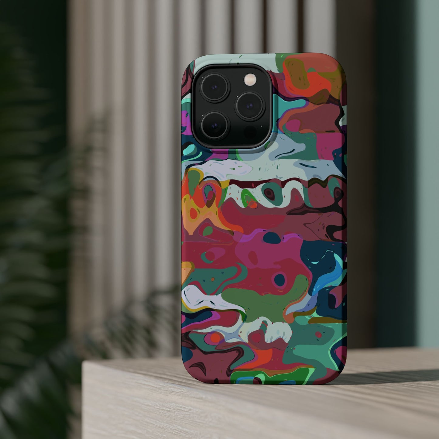 Colorful Abstract Marble - Magnetic Phone Case