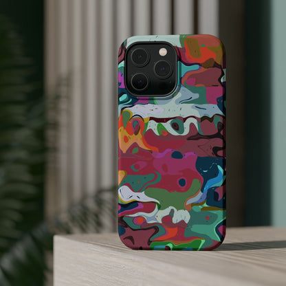 Colorful Abstract Marble - Magnetic Phone Case