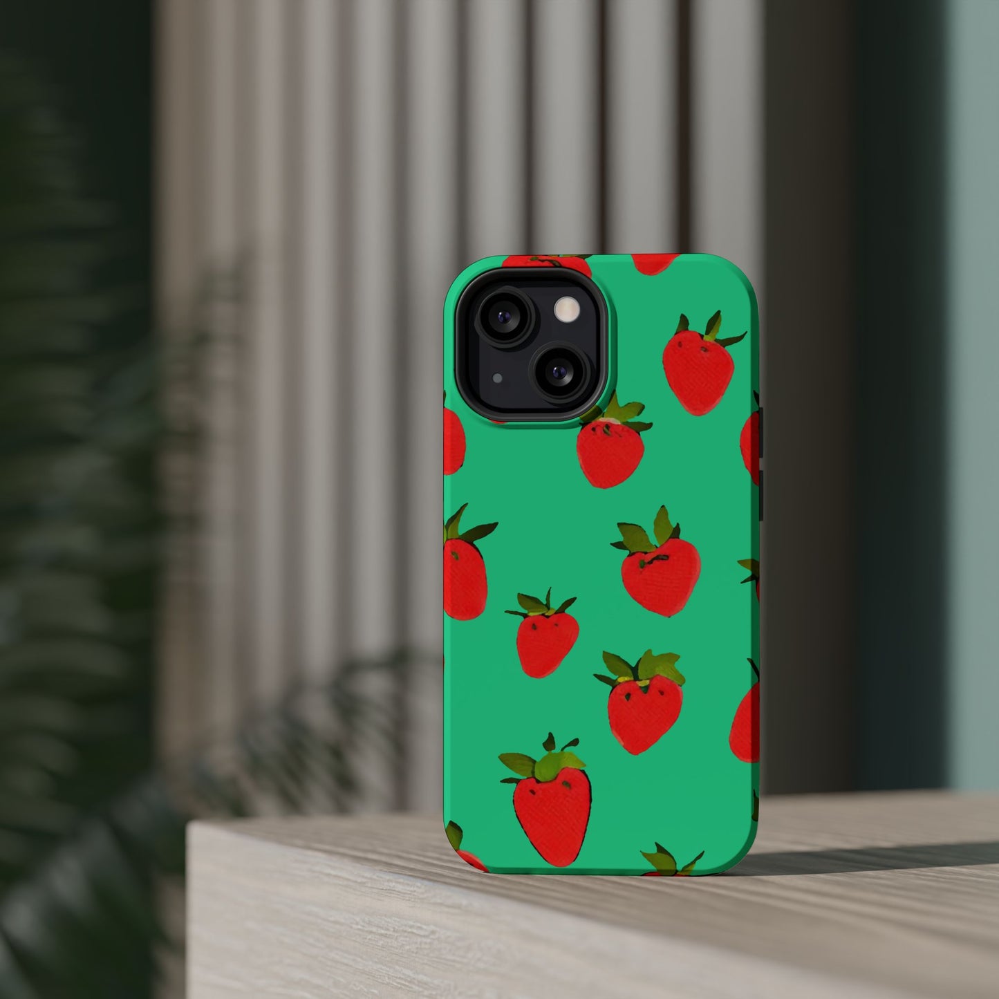 Strawberry Pattern - Magnetic Phone Case