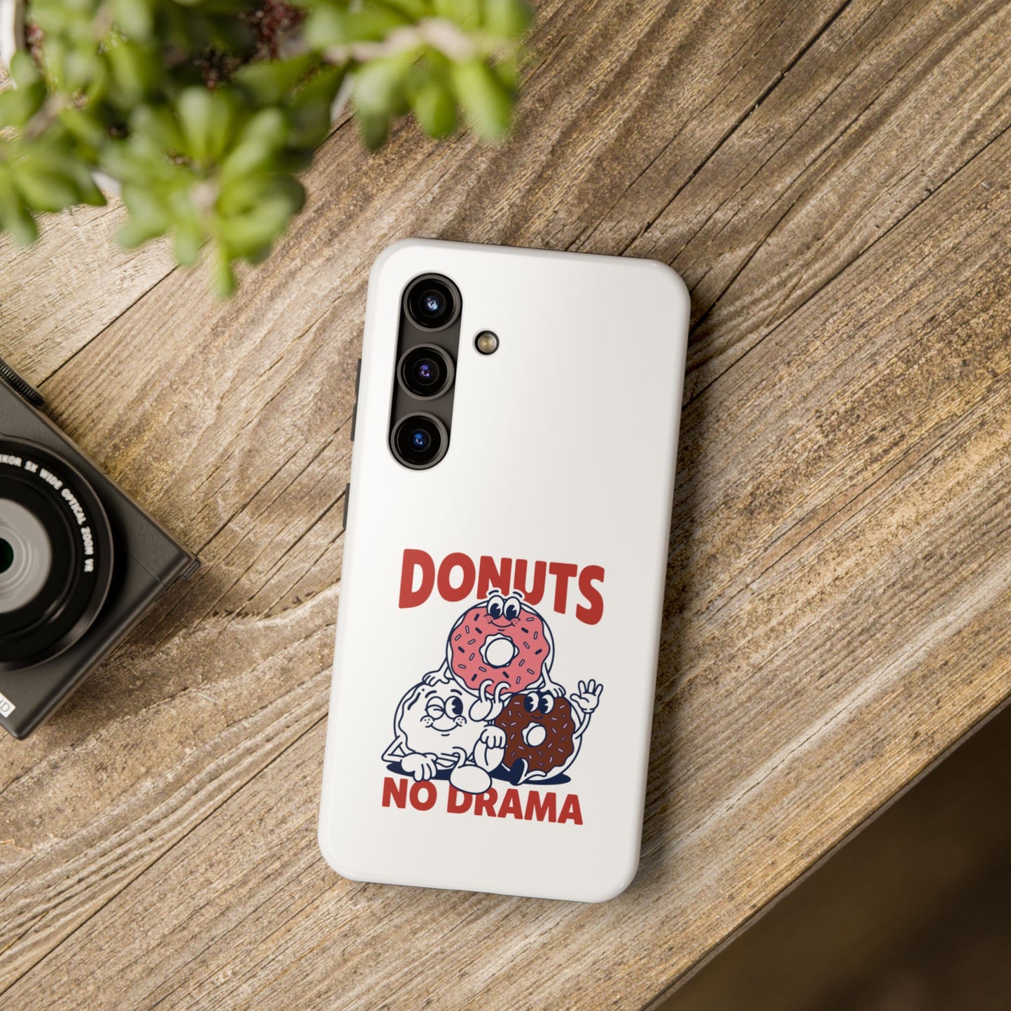 Donuts No Drama - Phone Case