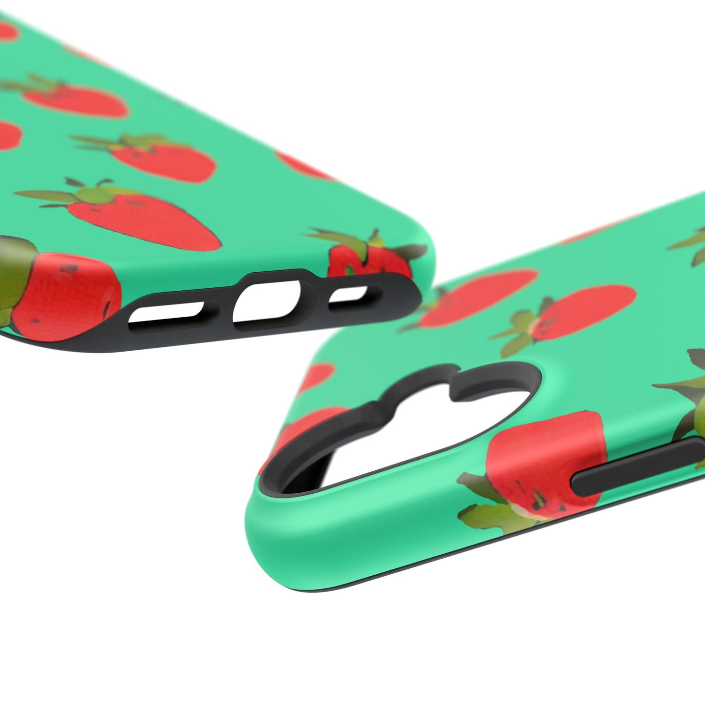 Strawberry Pattern - Magnetic Phone Case