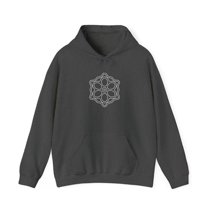 Black Mandala Hoodie, Cozy Streetwear, Unisex Sweatshirt, Boho Chic Gift, Layering Piece for All Seasons