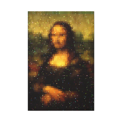 Pixel Muse — Silent Smile - Canvas