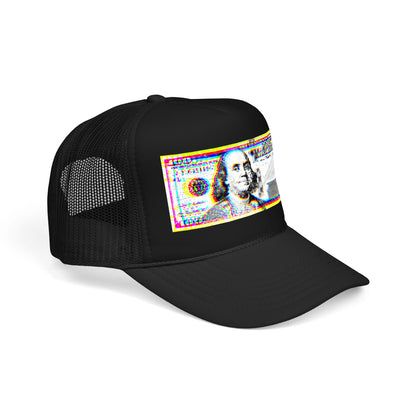 100 Dollars Bill - Neon Color Explosion - Cap