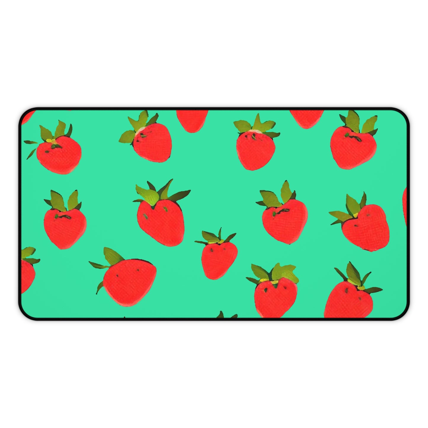 Strawberry Pattern - Desk Mat