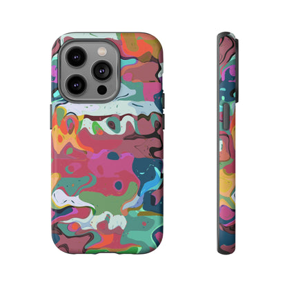 Colorful Abstract Marble - Phone Case