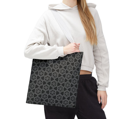 Chic Monochrome Tote Bag, Stylish Shopping, Travel, Everyday Use, Gift, Minimalist Decor