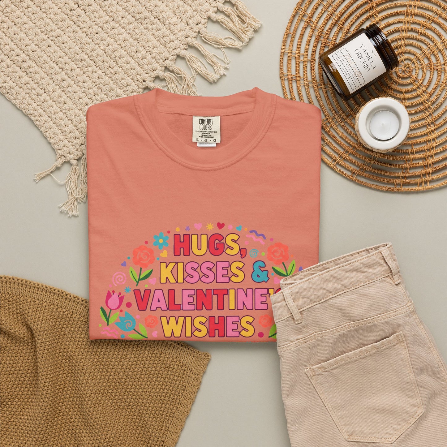 Hugs, Kisses & Valentine’s Wishes - T-Shirt
