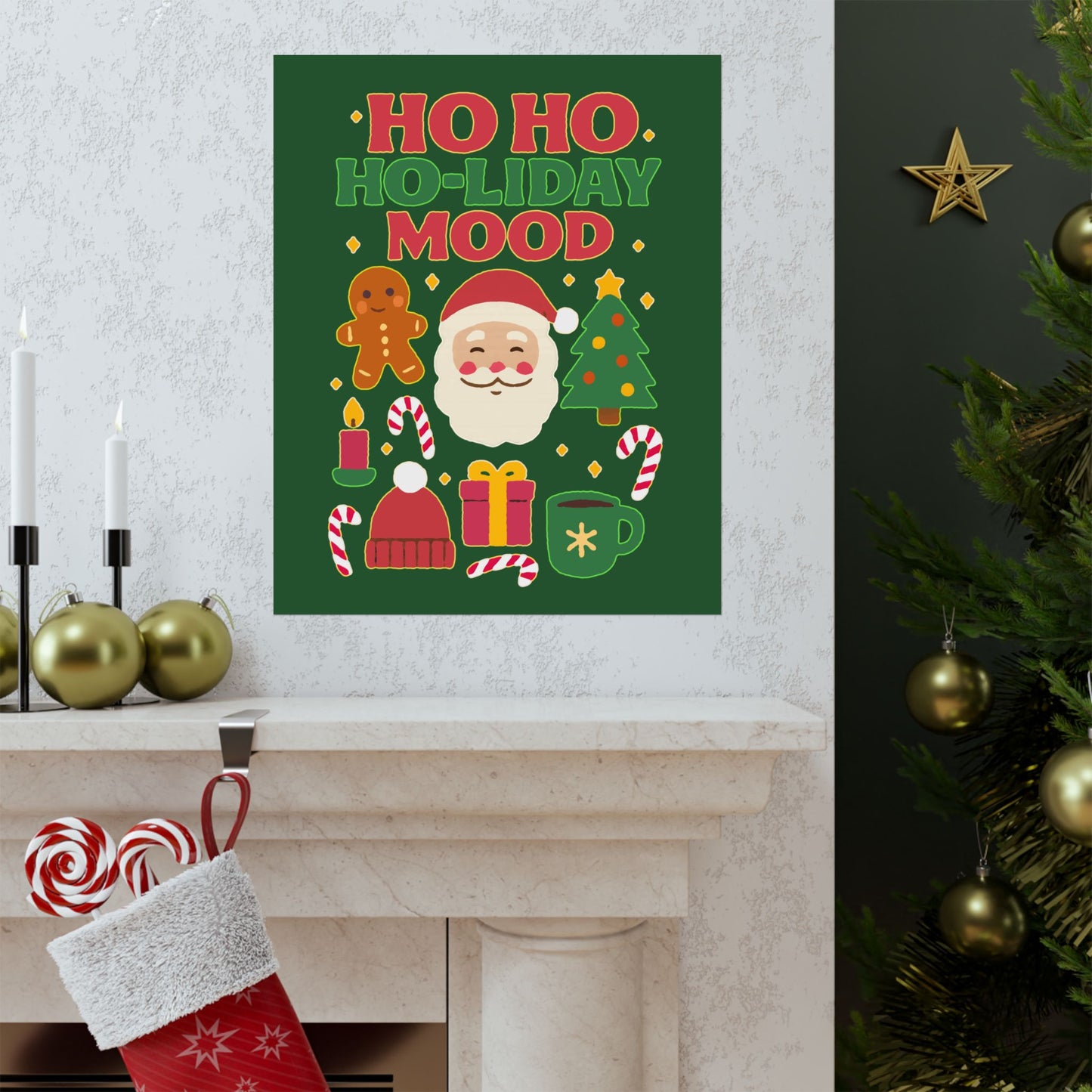 Ho Ho Ho-liday Mood - Poster