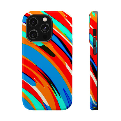 Abstract Rainbow Swirl Arc - Magnetic Phone Case