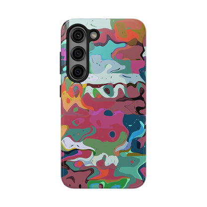 Colorful Abstract Marble - Phone Case