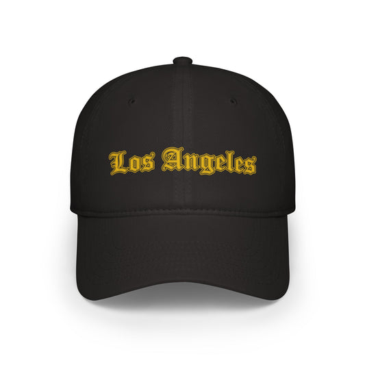 Los Angeles Vintage Baseball Cap, Casual Wear, Street Style Hat, LA Cap for Travelers, Gift for Sports Enthusiasts, Everyday Accessory - Golden Edition
