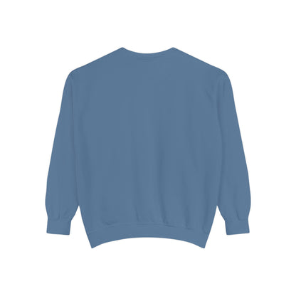 Los Angeles Unisex Garment-Dyed Sweatshirt - Vintage Look, Cozy Gift, Casual Style for All Seasons, Perfect for Travel, Souvenir - Silver Edition