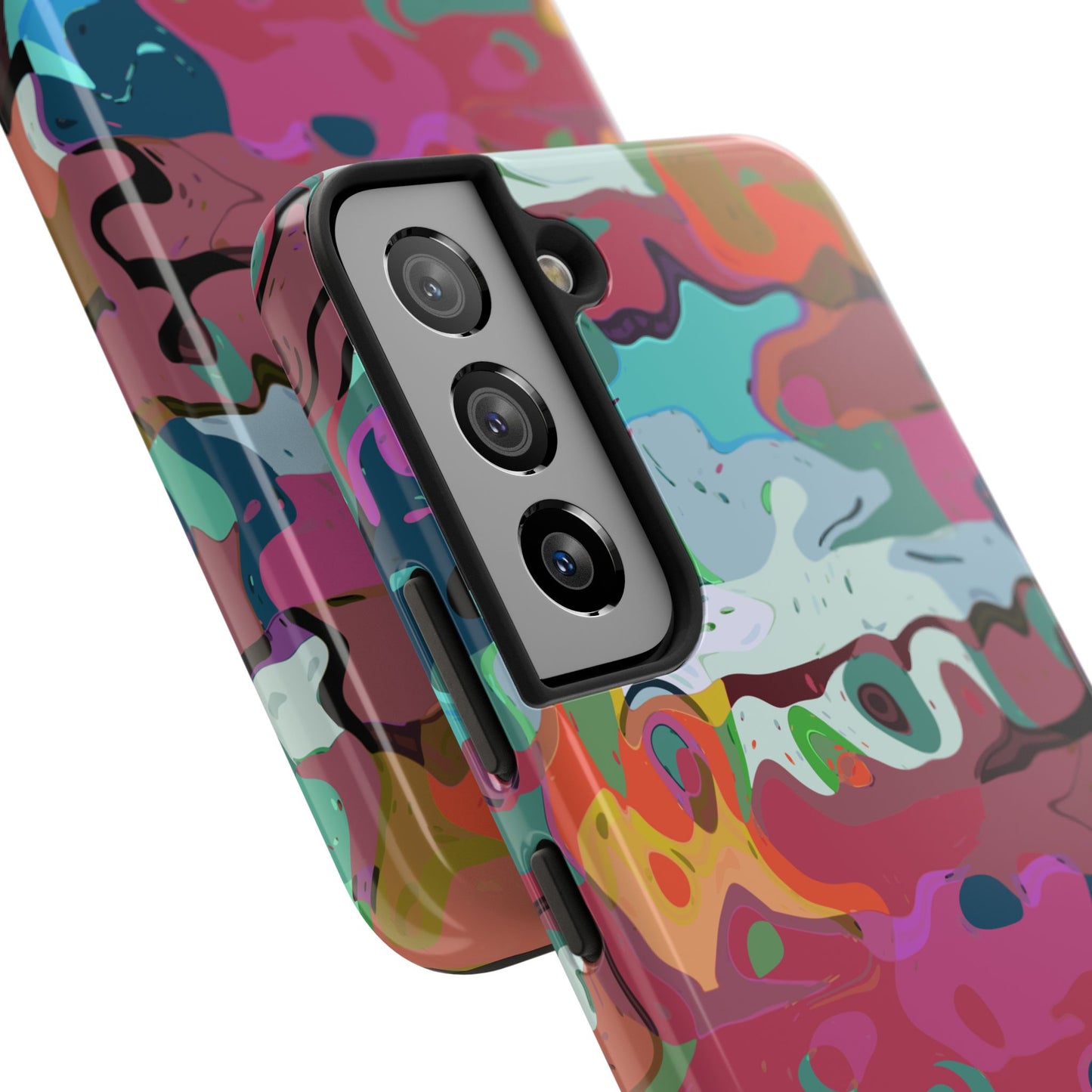 Colorful Abstract Marble - Phone Case