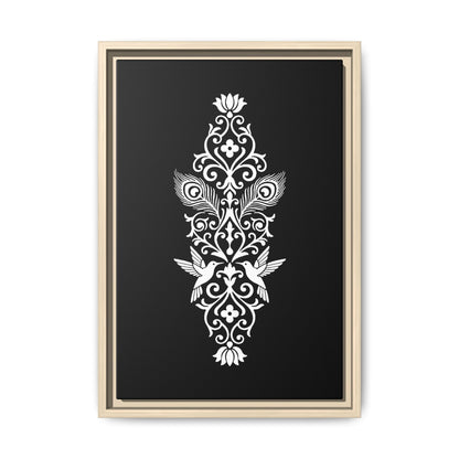 Hummingbird Soulmates - Framed Canvas