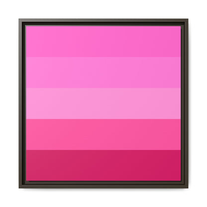 Valentine Rose Colors - Framed Canvas