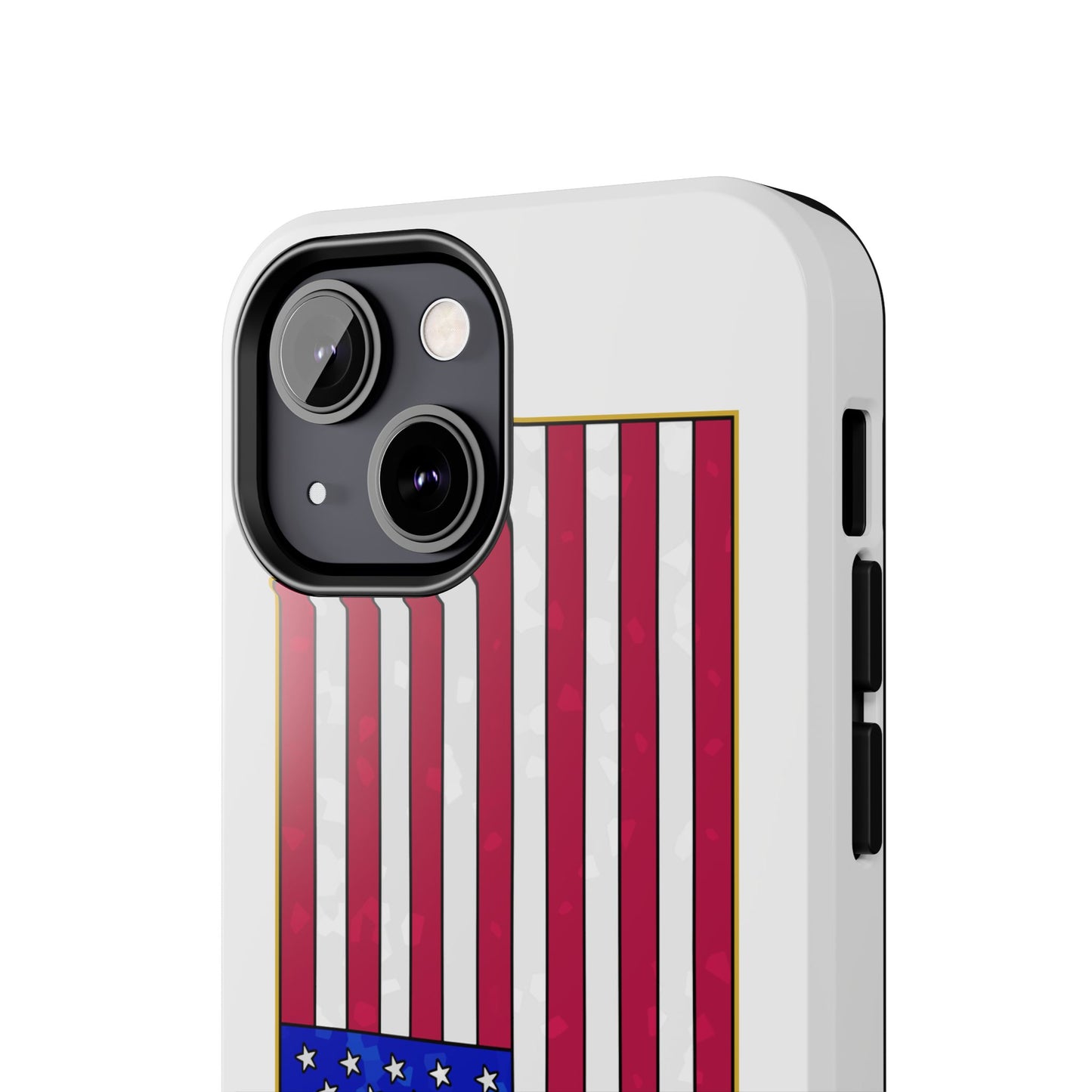 New Glory American Flag (Gold Edge Edition) - Phone Case