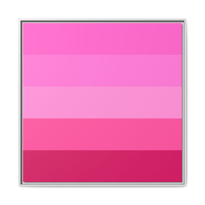 Valentine Rose Colors - Framed Canvas