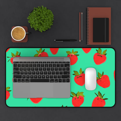 Strawberry Pattern - Desk Mat