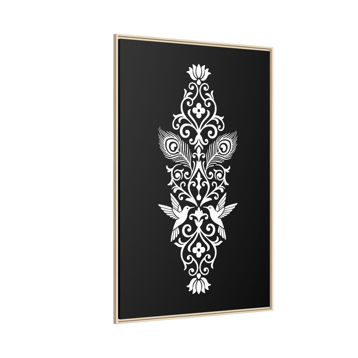 Hummingbird Soulmates - Framed Canvas