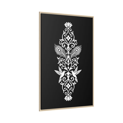 Hummingbird Soulmates - Framed Canvas
