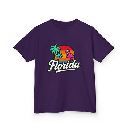 Florida Sunset Palm - Kids Tee