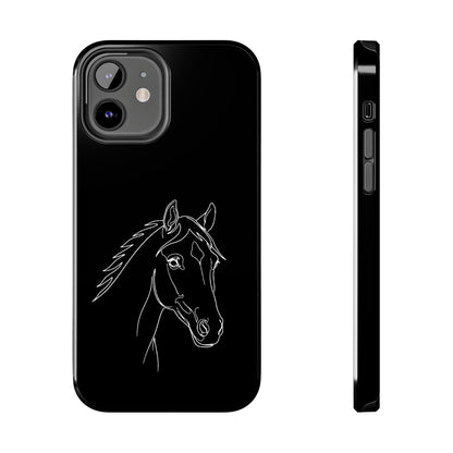 Horse Portrait Sketch - Phone Case