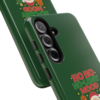 Christmas Phone Case, Ho Ho Ho-liday Mood, Festive Phone Cover, Santa Christmas Accessory, Holiday Gift, Winter Vibes