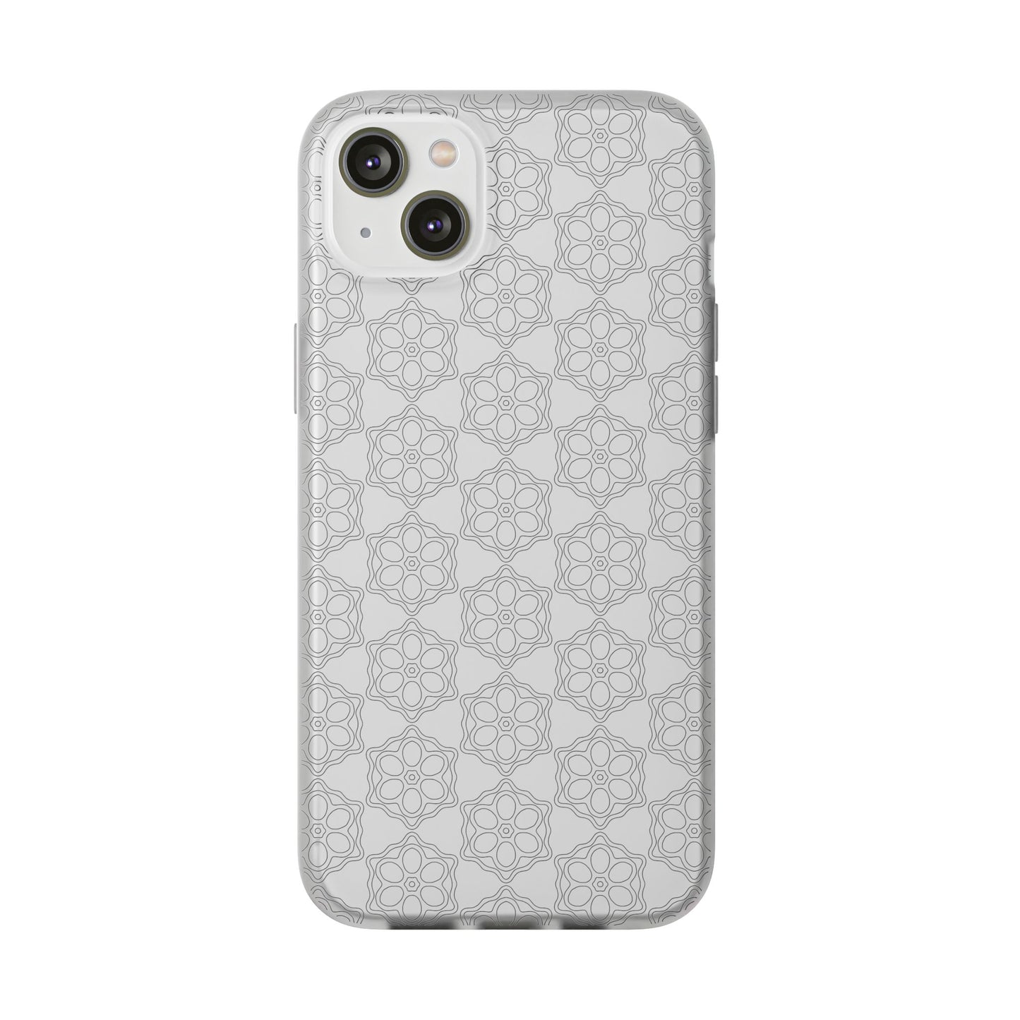 Elegant Geometric Phone Case, Stylish Flexi Case for Everyday Use, Slim Fit, Gift Idea, Trendy Accessory, Minimalist Design