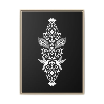 Hummingbird Soulmates - Framed Canvas