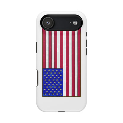 New Glory American Flag (Gold Edge Edition) - Magnetic Phone Case
