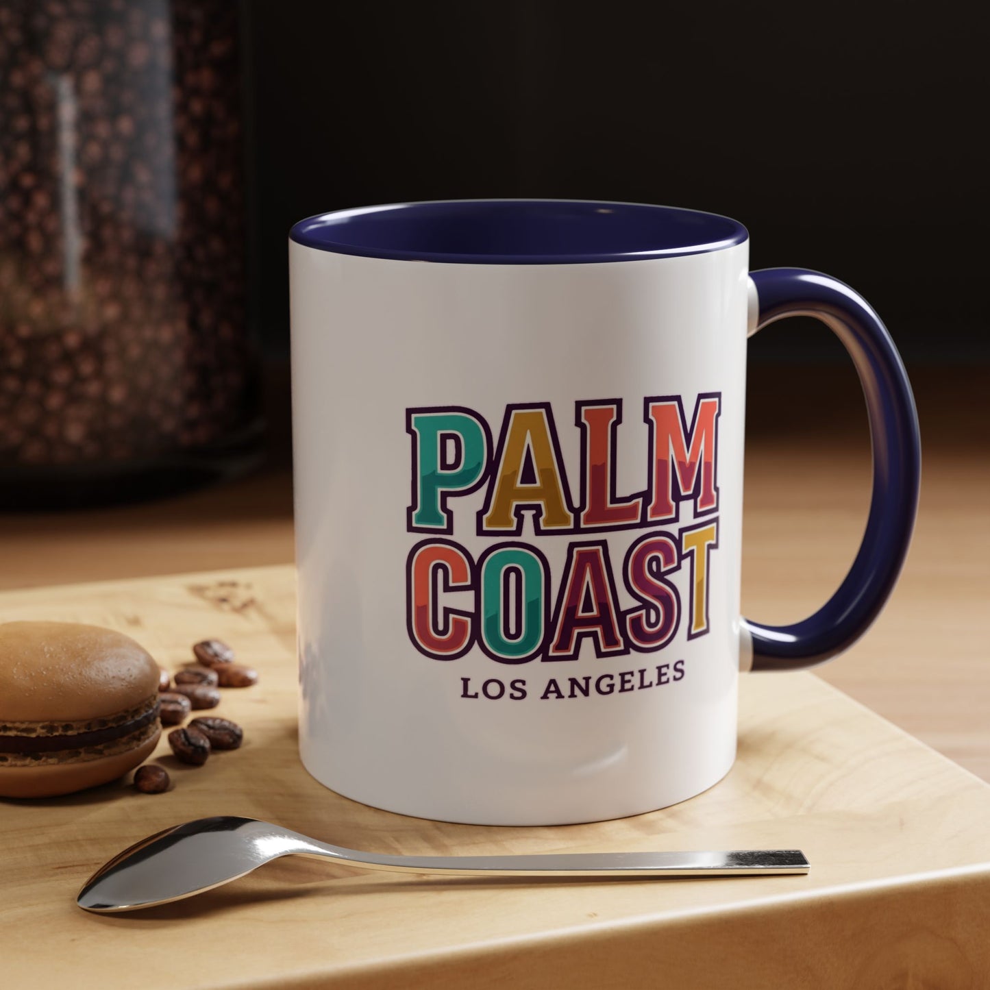 Palm Coast - Los Angeles - Color Accent Mug