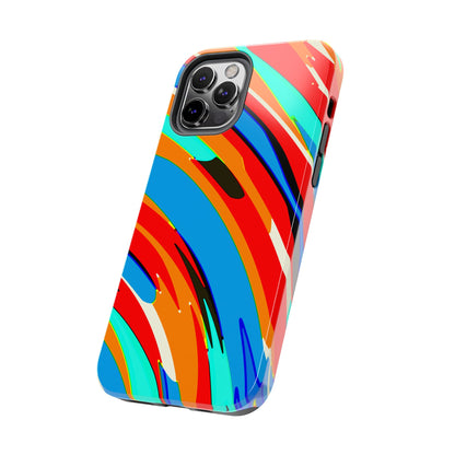 Abstract Rainbow Swirl Arc - Phone Case