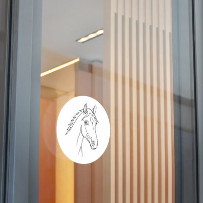 Horse Portrait Sketch - Sticker
