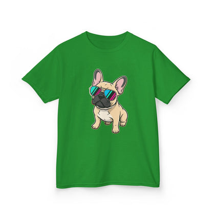 French Bulldog with Sunglasses - Kids Tee