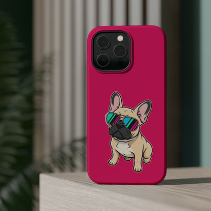 French Bulldog with Sunglasses - Magnetic Phone Case