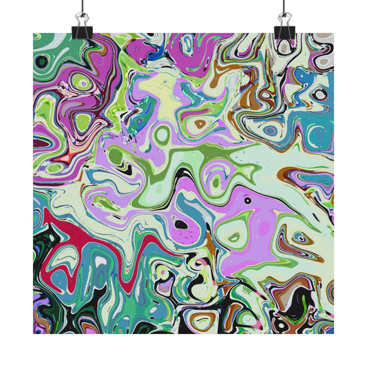 Vibrant Multi‑Color Swirl - Poster
