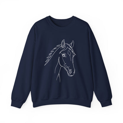 Horse Portrait Sketch - Sweatshirt