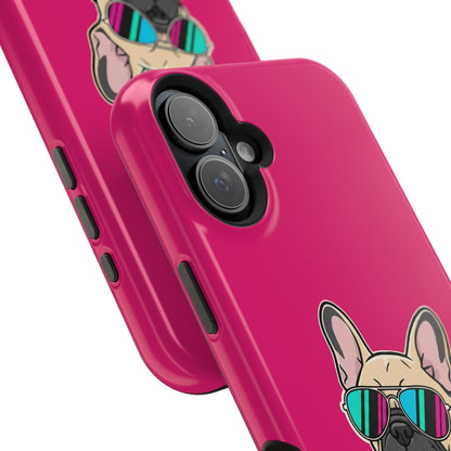 French Bulldog with Sunglasses - Magnetic Phone Case