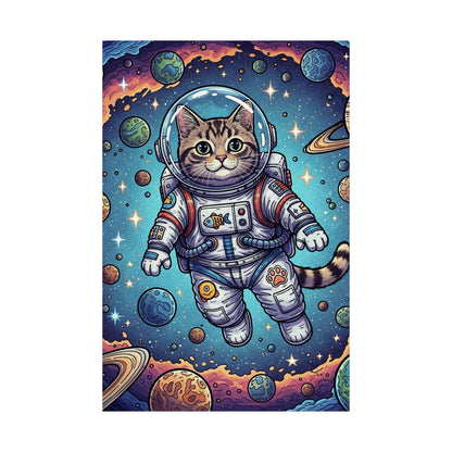 Astronaut Cat - Poster